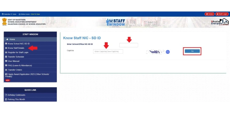 Staff NIC SD ID